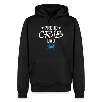 Krabbenliebhaber Geschenke - Männer Premium Bio Hoodie - Schwarz - Vorne - Nico (187cm)
