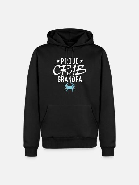 Cadeaux Crab Lover - Sweat à capuche Premium bio Homme - noir