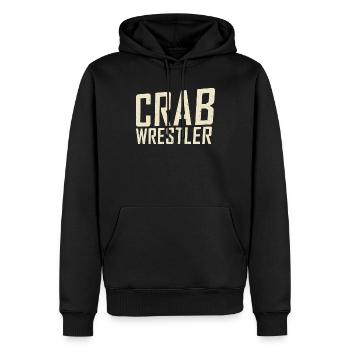 Krabbenliebhaber Geschenke - Männer Premium Bio Hoodie - Schwarz - Vorne - Nico (187cm)