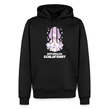 Kawaii Schlafshirt - Offizielles Anime Design - Männer Premium Bio Hoodie - Schwarz - Vorne - Nico (187cm)
