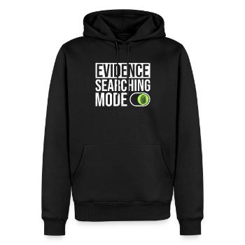 Crime Scene Investigator Design Für Forensiker - Sweat à capuche Premium bio Homme - noir - Devant - Nico (187cm)