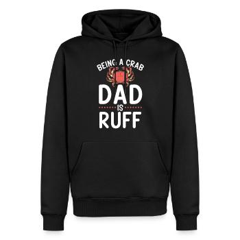 Krabbenliebhaber Geschenke - Männer Premium Bio Hoodie - Schwarz - Vorne - Nico (187cm)