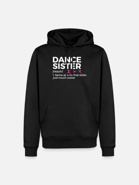 Danse pour danseurs - Sweat à capuche Premium bio Homme - noir