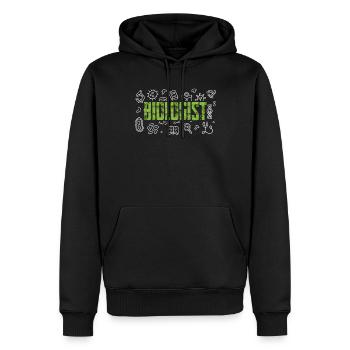 Biologe Beruf Biologie Biologin Biologielehrer - Männer Premium Bio Hoodie - Schwarz - Vorne - Nico (187cm)