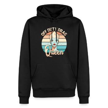 LGBTQ Außerdienstliche Drag Queen Pride - Männer Premium Bio Hoodie - Schwarz - Vorne - Nico (187cm)