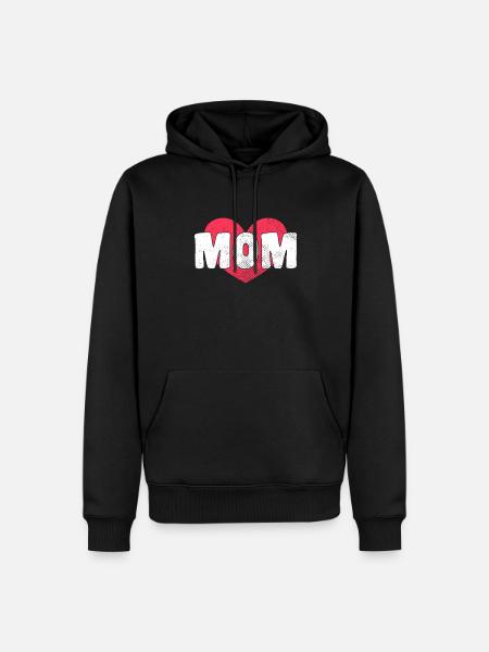 Mama Mom Gift - Men’s Premium Organic Hoodie - black
