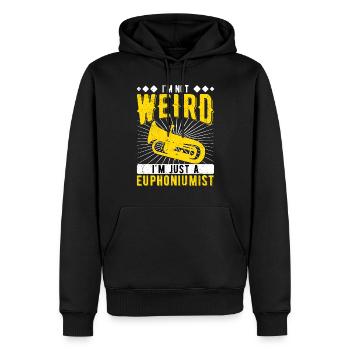 Euphonium Eufonium Euphoniste - Sweat à capuche Premium bio Homme - noir - Devant - Nico (187cm)