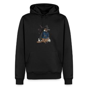 Grunge Platypus Graphic Emo Platypus Lovers - Sweat à capuche Premium bio Homme - noir - Devant - Nico (187cm)