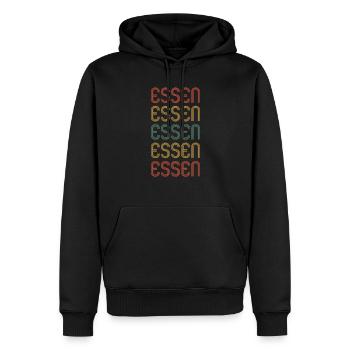 Essenerin Essener Essen - Männer Premium Bio Hoodie - Schwarz - Vorne - Nico (187cm)