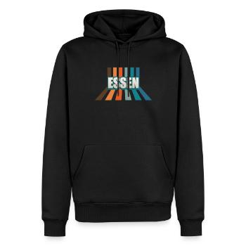 Essenerin Essener Essen - Männer Premium Bio Hoodie - Schwarz - Vorne - Nico (187cm)