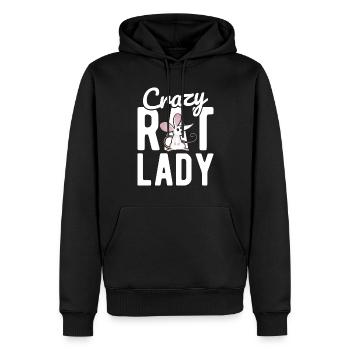 Nagetier Maus Ratte - Männer Premium Bio Hoodie - Schwarz - Vorne - Nico (187cm)
