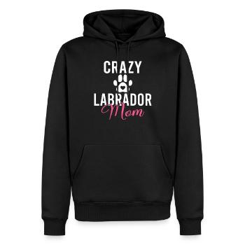 Cadeaux amoureux du Labrador - Sweat à capuche Premium bio Homme - noir - Devant - Nico (187cm)