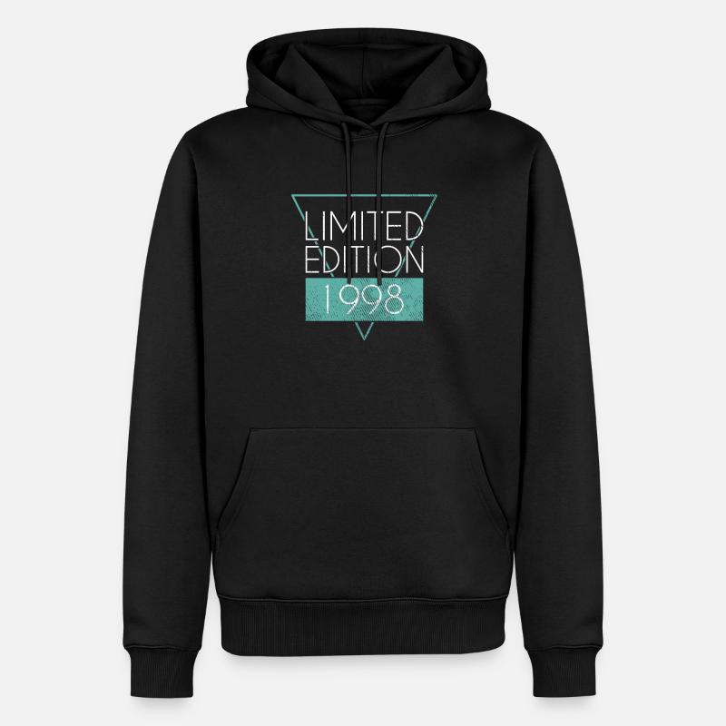Édition limitée 1998 - Sweat à capuche Premium bio Homme - noir
