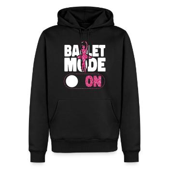 Ballet Dancer Dance Girl Ballerina - Männer Premium Bio Hoodie - Schwarz - Vorne - Nico (187cm)
