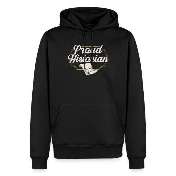 Stolzer Historiker Beruf Geschichte Historik - Männer Premium Bio Hoodie - Schwarz - Vorne - Nico (187cm)