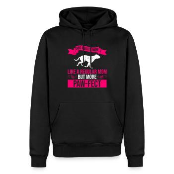 Dog Agility Mom Design Für Hunde-agility-training - Männer Premium Bio Hoodie - Schwarz - Vorne - Nico (187cm)