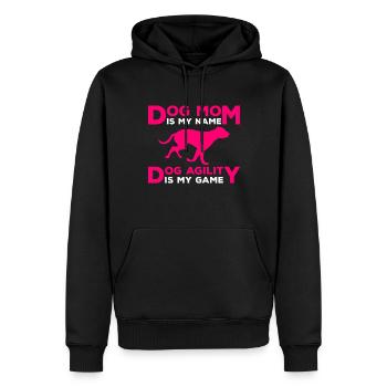 Dog Agility Mom Design Für Hundebesitzer - Sweat à capuche Premium bio Homme - noir - Devant - Nico (187cm)
