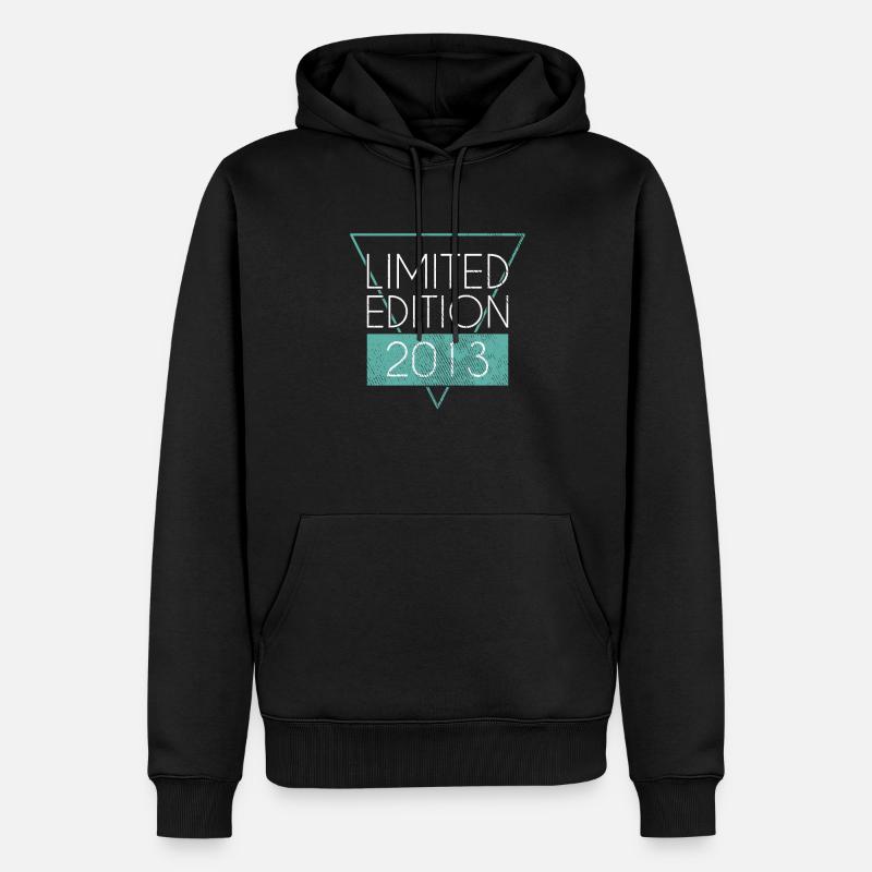 Limited Edition 2013 - Männer Premium Bio Hoodie - Schwarz