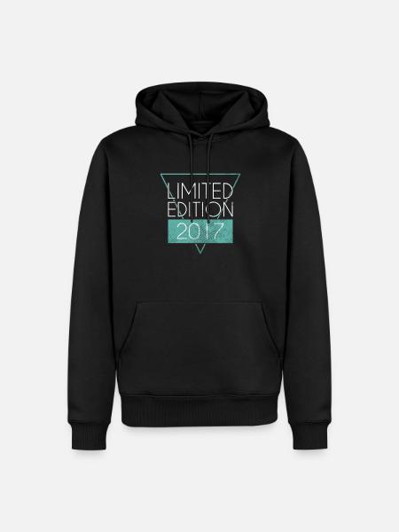 Édition Limitée 2017 - Sweat à capuche Premium bio Homme - noir