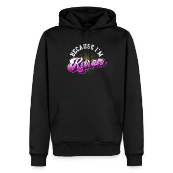 Weil Ich Karen Bin Karens Beruhig Dich Lustig - Männer Premium Bio Hoodie - Schwarz - Vorne - Nico (187cm)