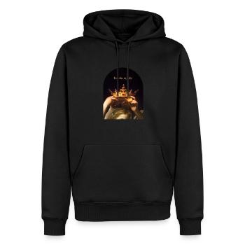 Sentez la princesse royale - Sweat à capuche Premium bio Homme - noir - Devant - Nico (187cm)