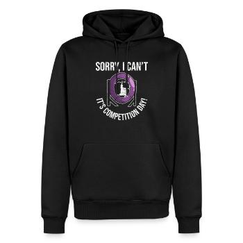 Dog Agility Trainer Design pour Dog Agility - Sweat à capuche Premium bio Homme - noir - Devant - Nico (187cm)