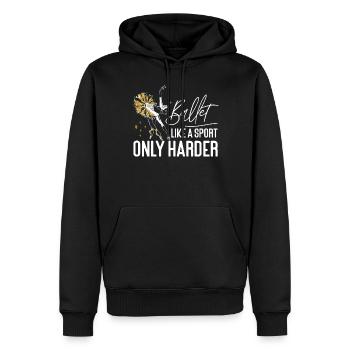 Ballet Dancer Dance Girl Ballerina - Männer Premium Bio Hoodie - Schwarz - Vorne - Nico (187cm)