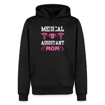Medizinische Assistentin Mutter Medizinischer - Männer Premium Bio Hoodie - Schwarz - Vorne - Nico (187cm)