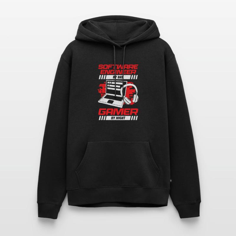 Funny Software Engineer Developer Programmer Gift Männer Premium Bio Hoodie