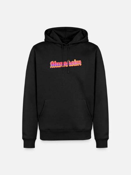 Mannheimerin Mannheimer Mannheim - Men’s Premium Organic Hoodie - black