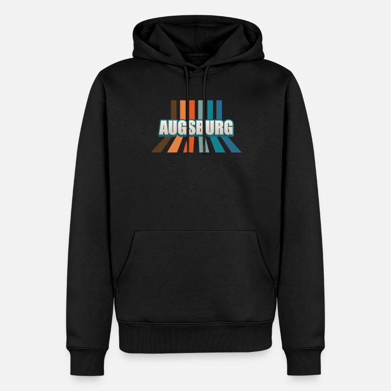 Augsburgerin Augsburger Augsbourg - Sweat à capuche Premium bio Homme - noir