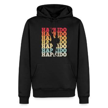Koreanischer Kampfsport Hapkido - Männer Premium Bio Hoodie - Schwarz - Vorne - Nico (187cm)