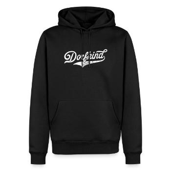 Dorfkind T-Shirt Herren Trachtenshirt Damen Tracht - Männer Premium Bio Hoodie - Schwarz - Vorne - Nico (187cm)