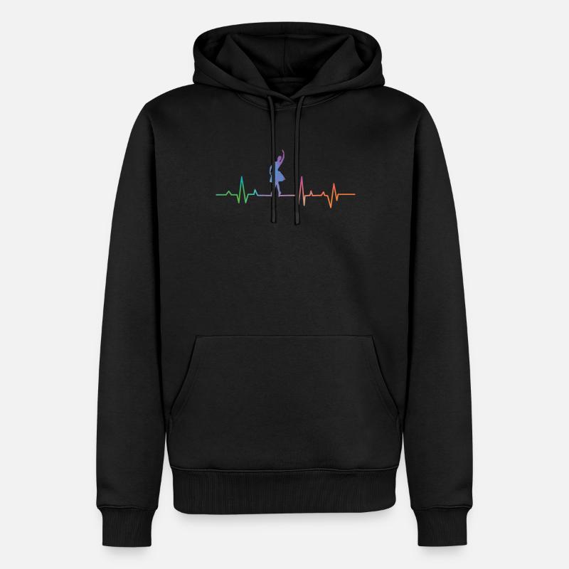 Ballet Danseuse Danse Ballerine - Sweat à capuche Premium bio Homme - noir