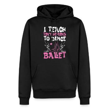 Ballet Dancer Dance Girl Ballerina - Männer Premium Bio Hoodie - Schwarz - Vorne - Nico (187cm)
