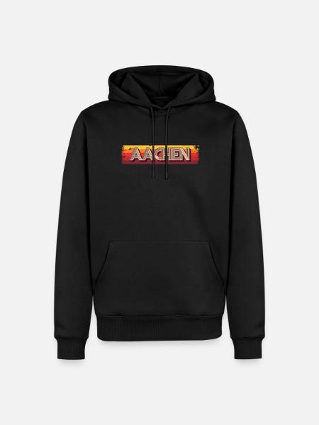 Aachenerin Aachener Aachen - Men’s Premium Organic Hoodie - black