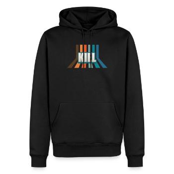 Kielerin Kieler Kiel - Männer Premium Bio Hoodie - Schwarz - Vorne - Nico (187cm)