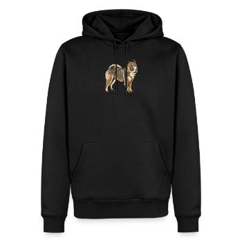 Eurasier Dog I Race de chien pour les propriétaires de chiens - Sweat à capuche Premium bio Homme - noir - Devant - Nico (187cm)