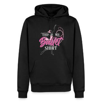 Ballet Dancer Dance Girl Ballerina - Männer Premium Bio Hoodie - Schwarz - Vorne - Nico (187cm)