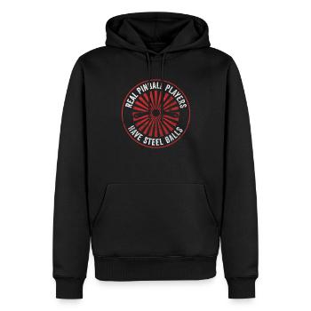 Retro-flipper-spiel-design Für Flipperspieler Und - Sweat à capuche Premium bio Homme - noir - Devant - Nico (187cm)