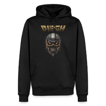Live Laugh Blegh Heavy Metal Metalcore - Männer Premium Bio Hoodie - Schwarz - Vorne - Nico (187cm)