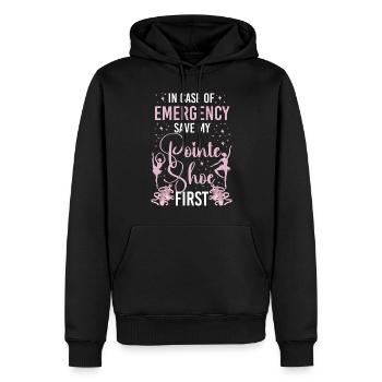 Ballet Dancer Dance Girl Ballerina - Männer Premium Bio Hoodie - Schwarz - Vorne - Nico (187cm)