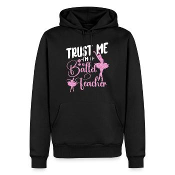 Ballet Dancer Dance Girl Ballerina - Männer Premium Bio Hoodie - Schwarz - Vorne - Nico (187cm)