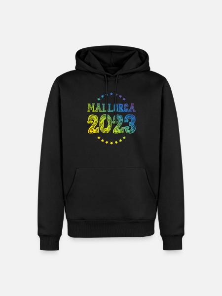 Mallorca 2023 - Men’s Premium Organic Hoodie - black