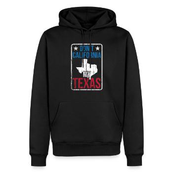 Kalifornien Texas Texanisch Texaner Stolz Sprüche - Männer Premium Bio Hoodie - Schwarz - Vorne - Nico (187cm)
