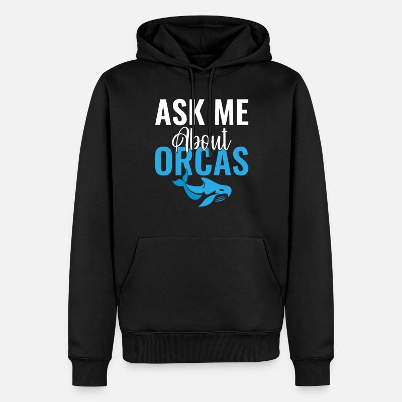 Cadeaux d'orques - Sweat à capuche Premium bio Homme - noir