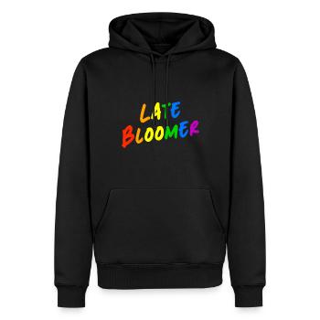 Gleichstellung Spätentwickler LGTBQ - Männer Premium Bio Hoodie - Schwarz - Vorne - Nico (187cm)