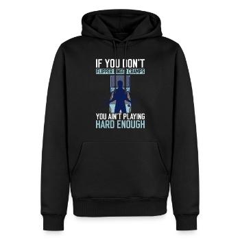 Flipper-spieler-design Für Retro-flipper-spieler - Männer Premium Bio Hoodie - Schwarz - Vorne - Nico (187cm)