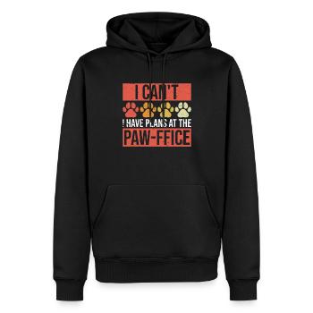 Hunde-hindernis-trainingsdesign Für - Sweat à capuche Premium bio Homme - noir - Devant - Nico (187cm)