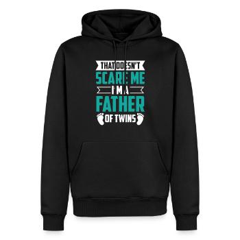 Das Macht Mir Keine Angst Ich Bin Ein Vater Von - Männer Premium Bio Hoodie - Schwarz - Vorne - Nico (187cm)